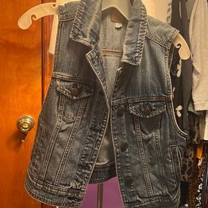Jean Jacket Tank American Eagle Small